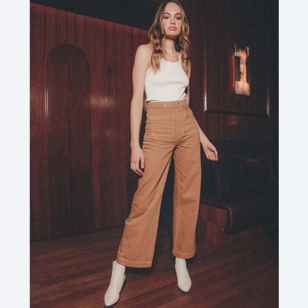 Rolla's Sailor Jeans High-Waisted Tan